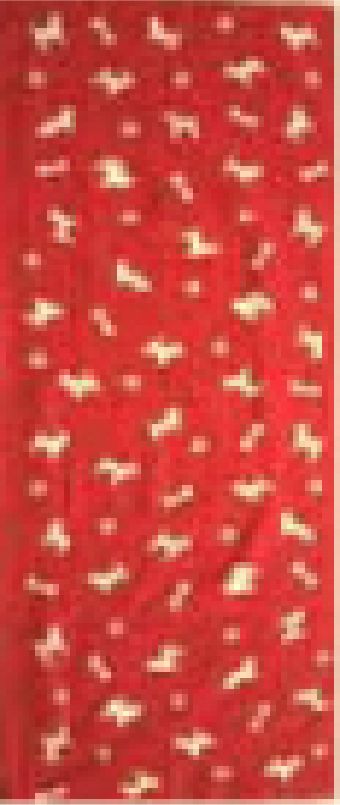 16.dog pattern<red>